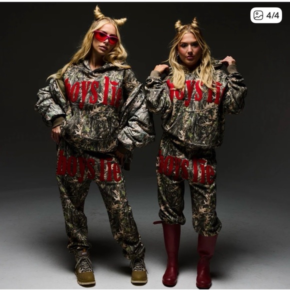 Boys Lie SET, Manhunt Kimmy Reverse Pants & Hoodie, NWT, Medium - Picture 5 of 12